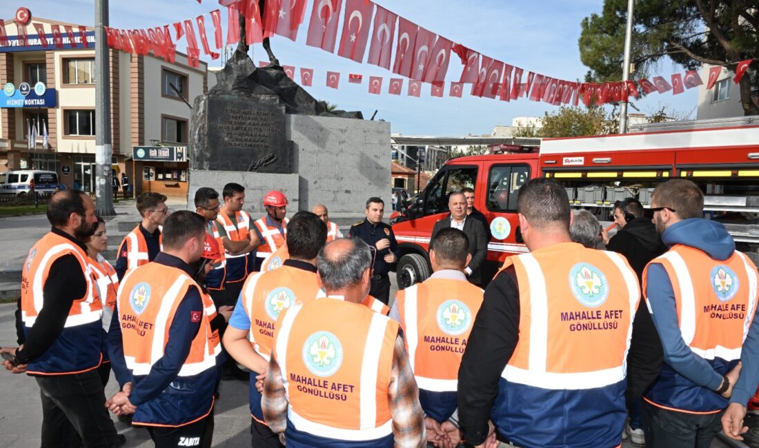 Manisa Büyükşehir Belediyesi, afetlere hızlı ve bilinçli müdahale için Mahalle