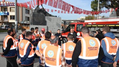 Manisa Büyükşehir Belediyesi, afetlere hızlı ve bilinçli müdahale için Mahalle