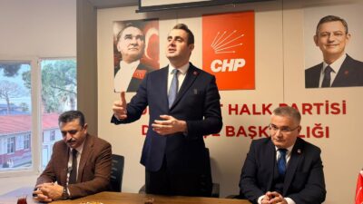 CHP İzmir İl Başkanı Çağatay Güç, Kınık ve Dikili ziyaretlerinde