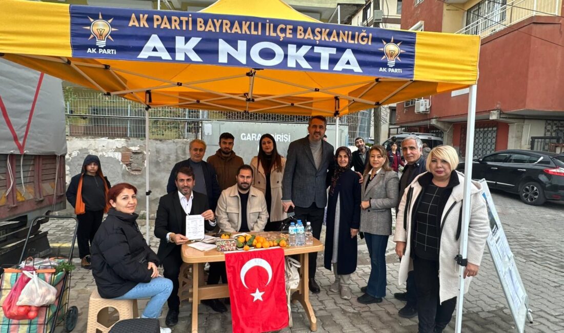 AK Parti İzmir İl Başkanlığı, kent genelinde başlattığı kapsamlı saha