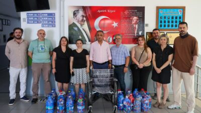 Buca Belediyesi’nin “Kapakları Topluyoruz, Engelleri Aşıyoruz” kampanyası 4 tona yakın