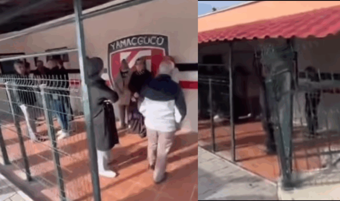 Karşıyaka İnönü Mahallesi’nde belediyenin saha anahtarlarını teslim alma girişimi gerginliğe