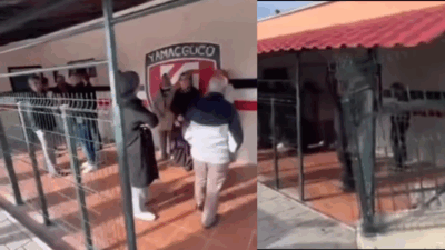 Karşıyaka İnönü Mahallesi’nde belediyenin saha anahtarlarını teslim alma girişimi gerginliğe