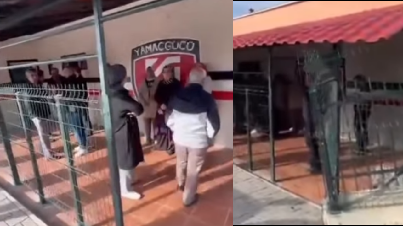 Karşıyaka İnönü Mahallesi’nde belediyenin saha anahtarlarını teslim alma girişimi gerginliğe