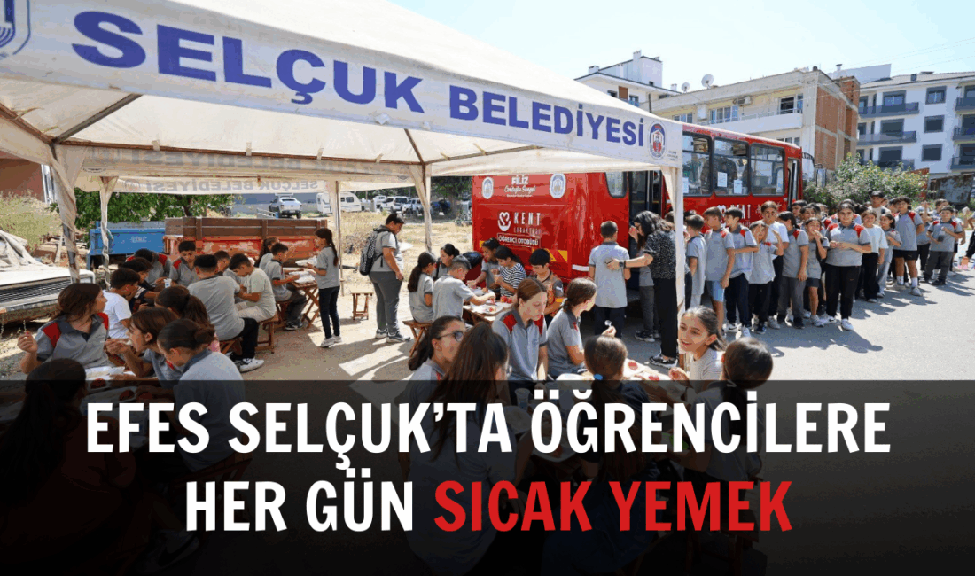 Efes Selçuk Belediyesi’nin öğrencilere sıcak
