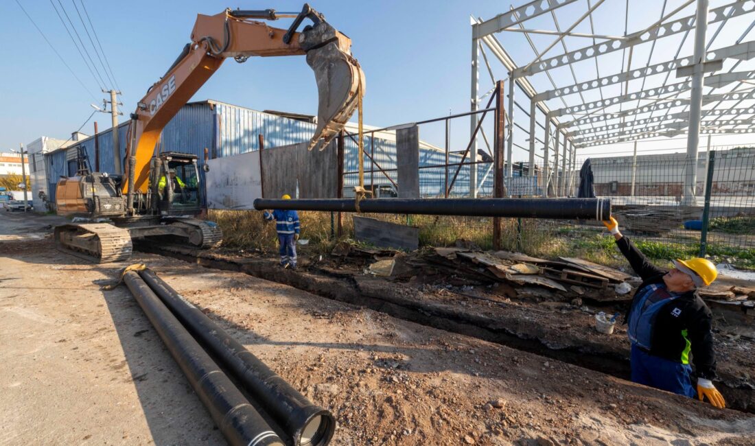 İZSU’nun Gaziemir Sarnıç’ta yürüttüğü 205 milyon liralık içme suyu altyapı