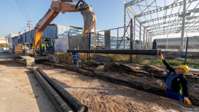 İZSU’nun Gaziemir Sarnıç’ta yürüttüğü 205 milyon liralık içme suyu altyapı