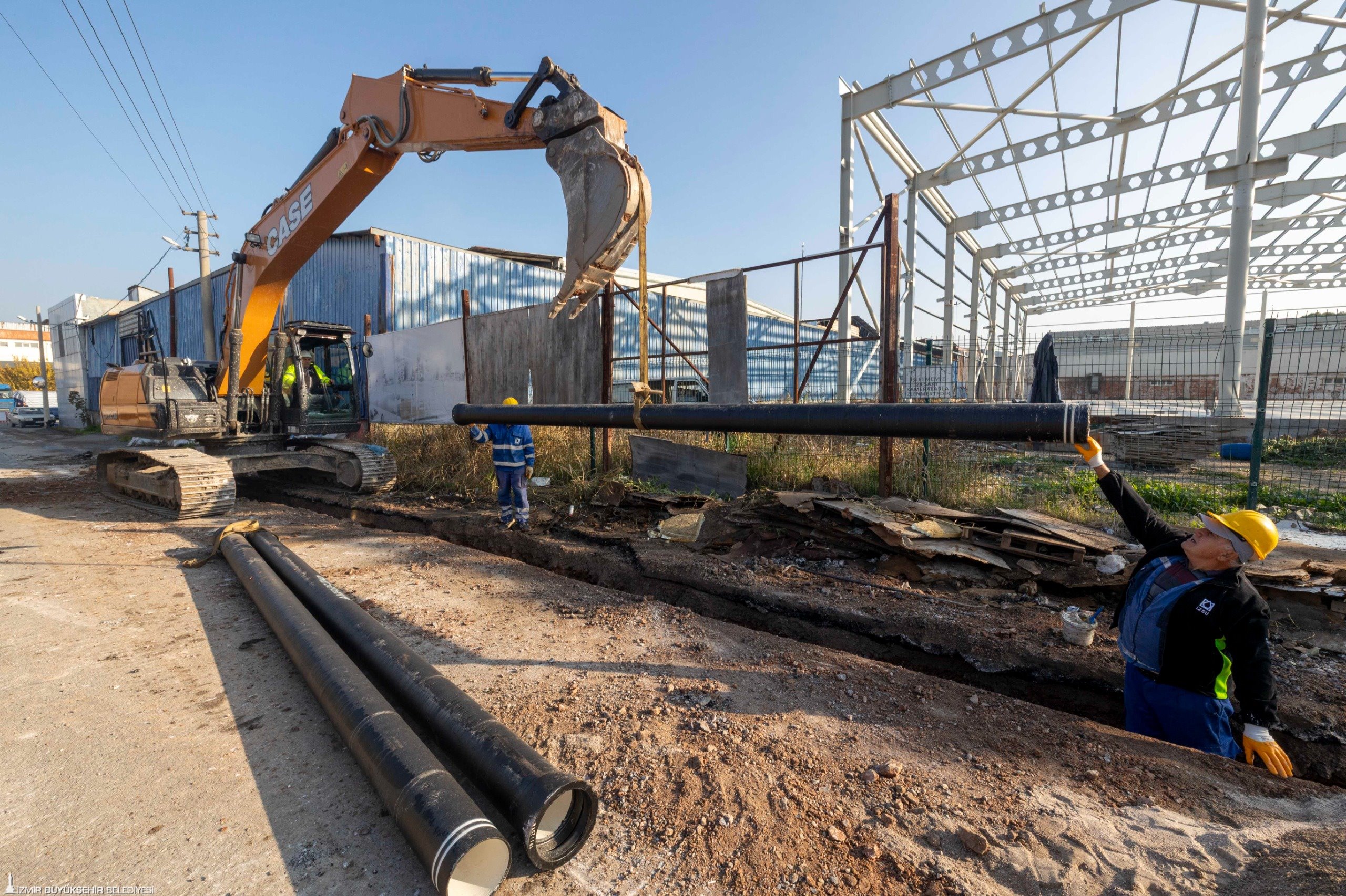 İZSU’nun Gaziemir Sarnıç’ta yürüttüğü 205 milyon liralık içme suyu altyapı