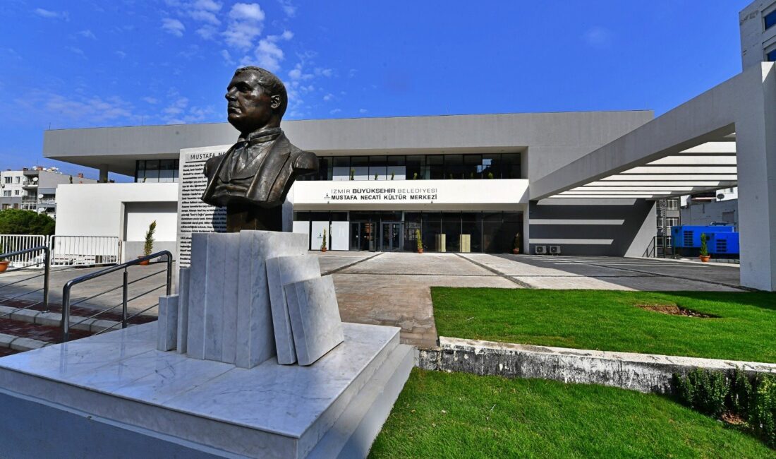 İzmir Büyükşehir Belediyesi, AB hibesiyle Mustafa Necati Kültür Merkezi’nin teraslarını