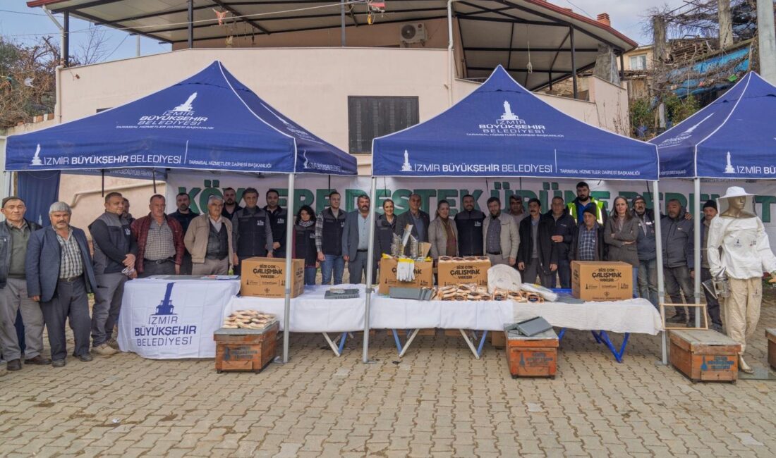 İzmir Büyükşehir Belediyesi, orman yangınları, sel ve kuraklıktan etkilenen arıcılara