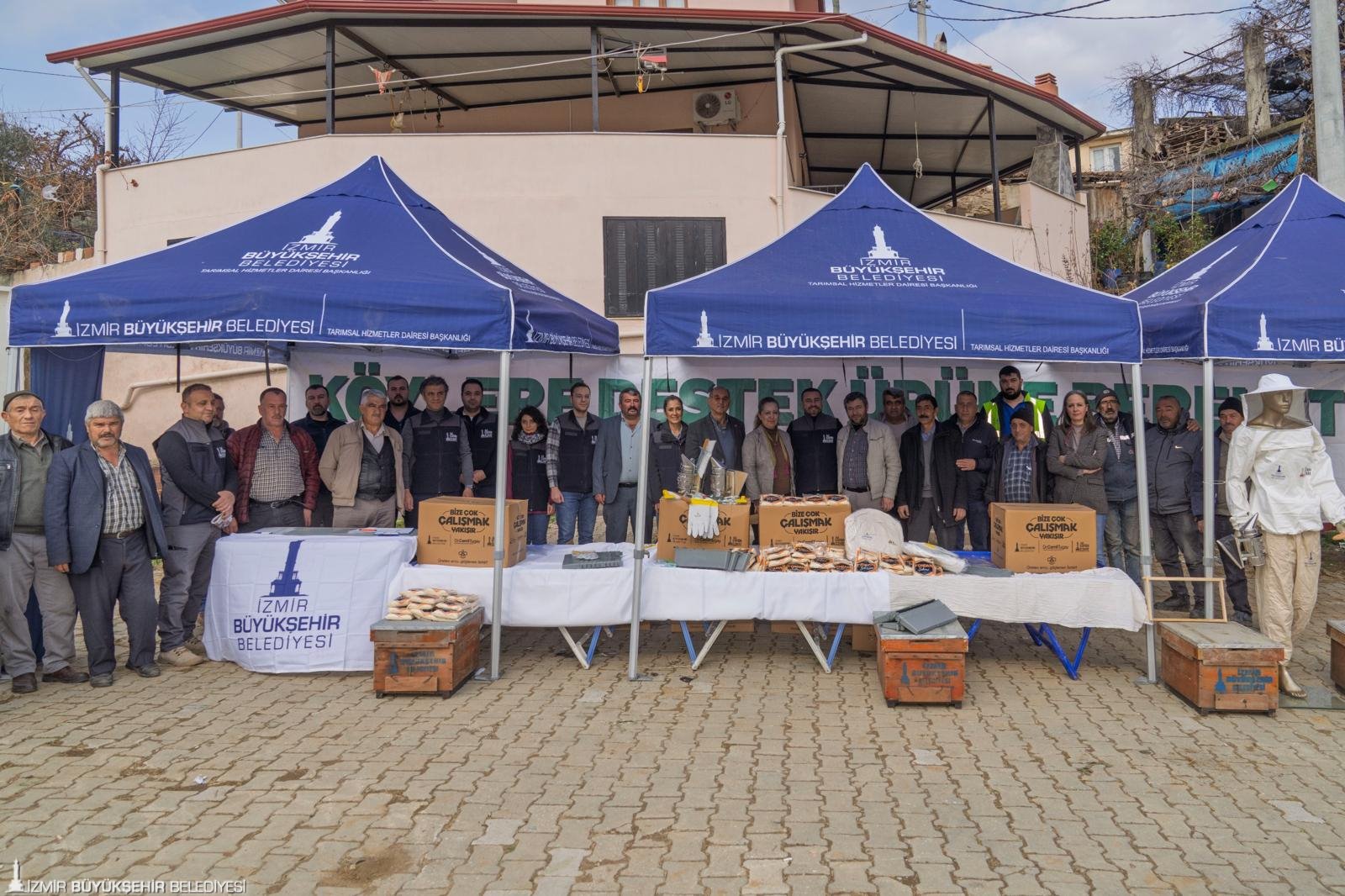 İzmir Büyükşehir Belediyesi, orman yangınları, sel ve kuraklıktan etkilenen arıcılara