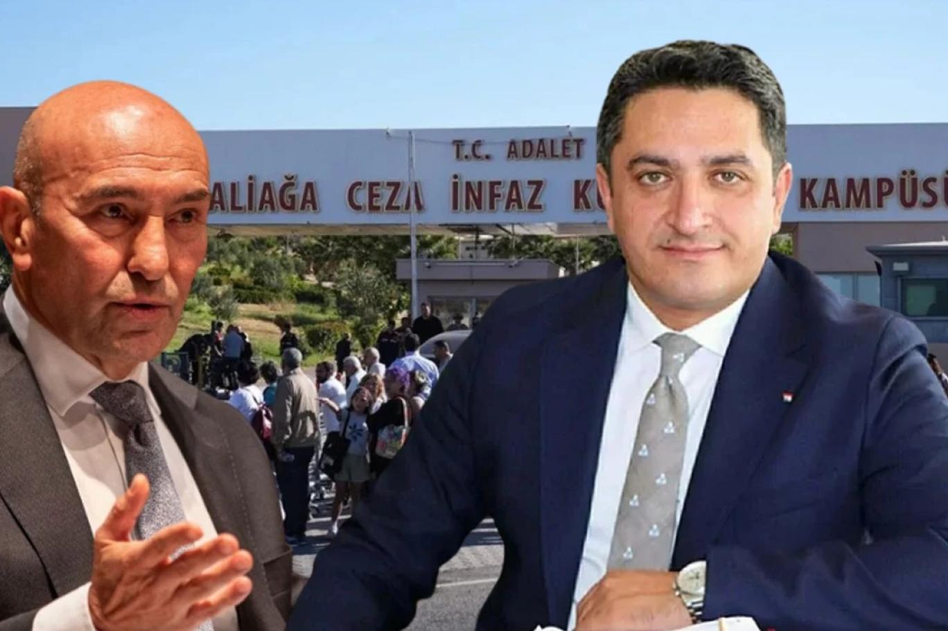 İZBETON’a yönelik yolsuzluk soruşturması kapsamında tutuklu bulunan Tunç Soyer ve