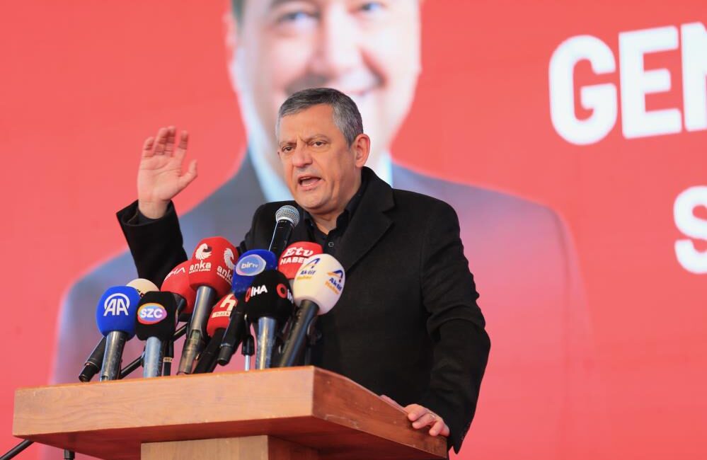 CHP Genel Başkanı Özgür Özel, Manisa Büyükşehir Belediyesi tarafından Saruhanlı’da