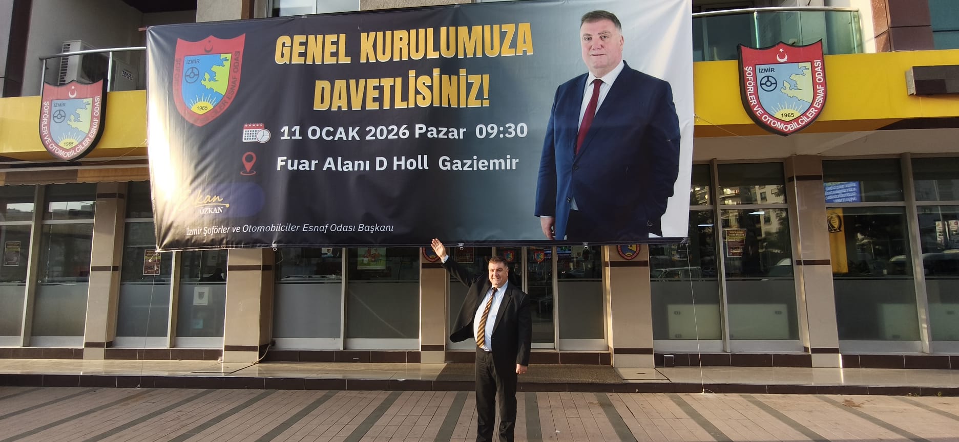 İzmir Şoförler ve Otomobilciler Esnaf Odası’nın 11 Ocak’taki genel kurulunda